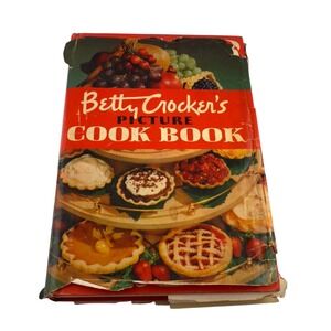 Vintage Betty Crocker Picture Cook Book 1950 1st Ed‎ 7th Print HC Dust Jacket